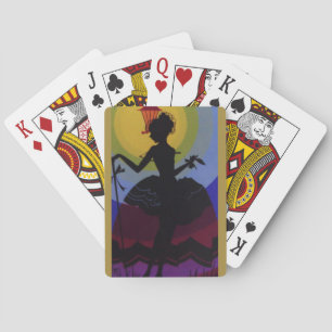 Jeu De Cartes Silhouette Art Déco