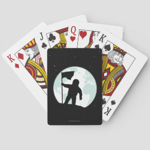 Jeu De Cartes Silhouette d'astronaute