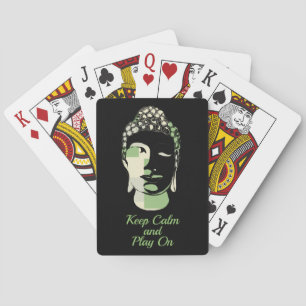 Jeu De Cartes Silhouette de bouddha dessinée à la main par des C
