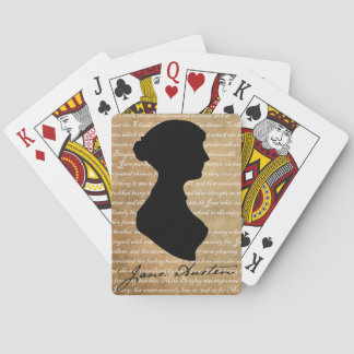 Jeu De Cartes Silhouette de page de Jane Austen