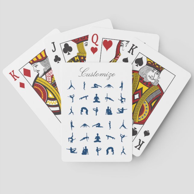 Jeu De Cartes Silhouette Yoga Pose Thunder_Cove (dos)