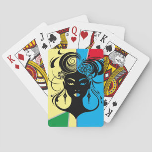 Jeu De Cartes silhouettes de FEMME
