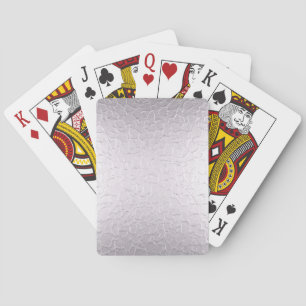 Jeu De Cartes Silver Stainless