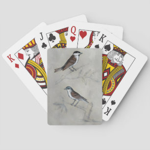 Jeu De Cartes Silvered Aviary A Pair Of Birds