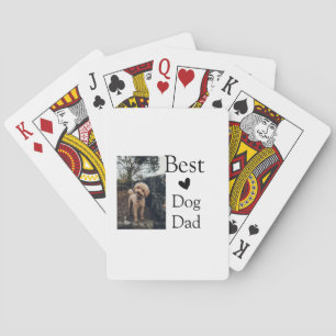 Jeu De Cartes Simple animal coloré ajouter nom photo chien papa
