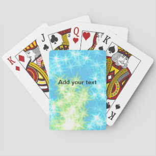 Jeu De Cartes Simple ciel bleu paillettes scintillement étoiles
