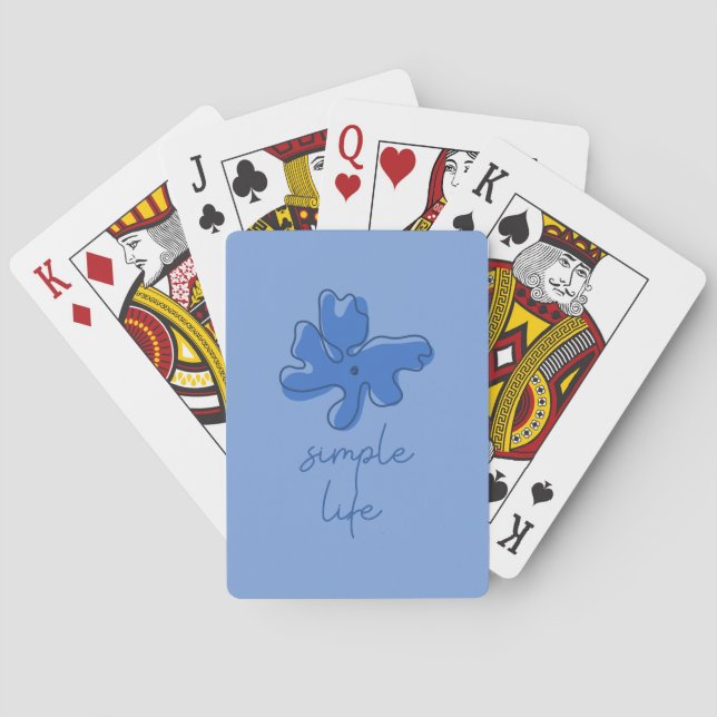 Jeu De Cartes Simple Life Minimalism Classic Playing Cards (dos)