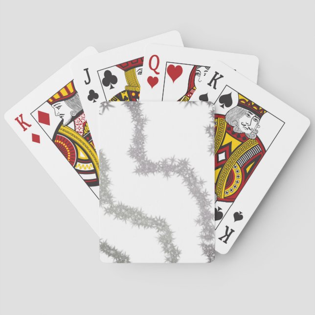 JEU DE CARTES SIMPLE MODERNE MODERNE MONOGRAM ÉLÉGANT CHIC STYLE (dos)
