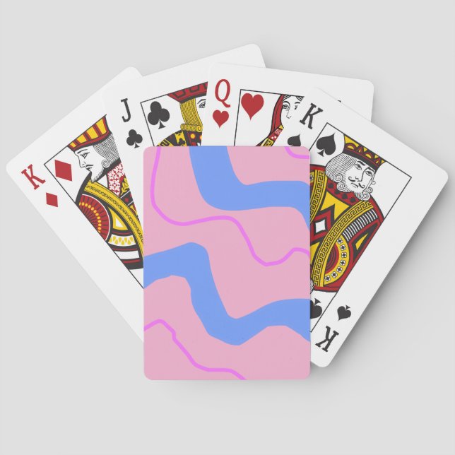JEU DE CARTES SIMPLE MODERNE MODERNE MONOGRAM ÉLÉGANT CHIC STYLE (dos)