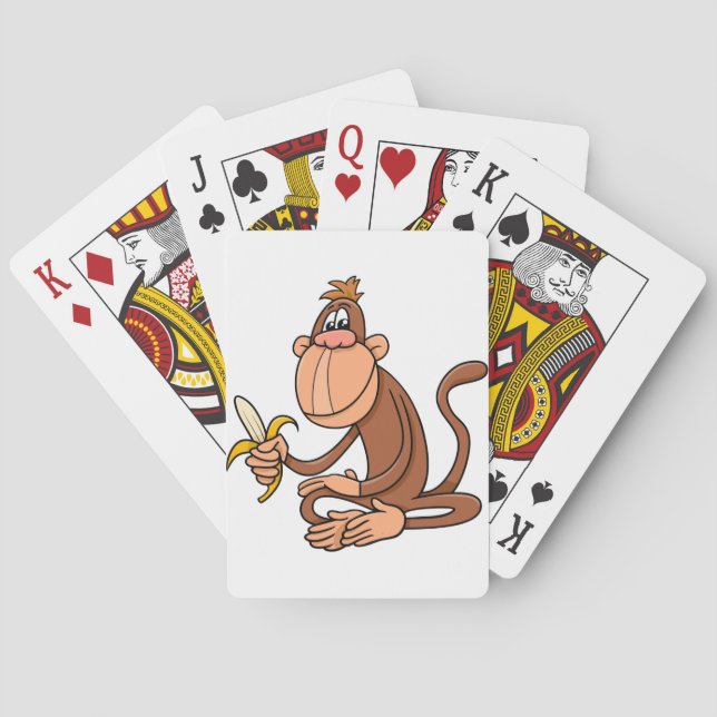 Jeu De Cartes Singe À La Banane (dos)