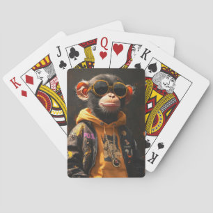 Jeu De Cartes Singe cool en Streetwear