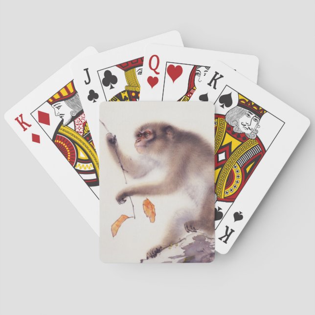 Jeu De Cartes Singe dans un arbre persimmon (dos)