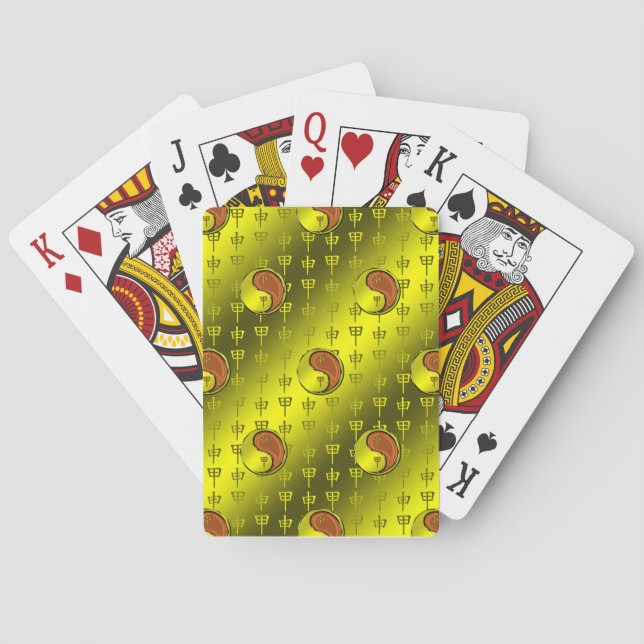 Jeu De Cartes Singe de Bois (dos)