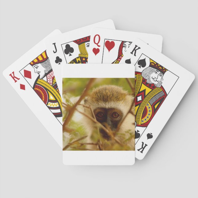 Jeu De Cartes Singe effronté. (dos)