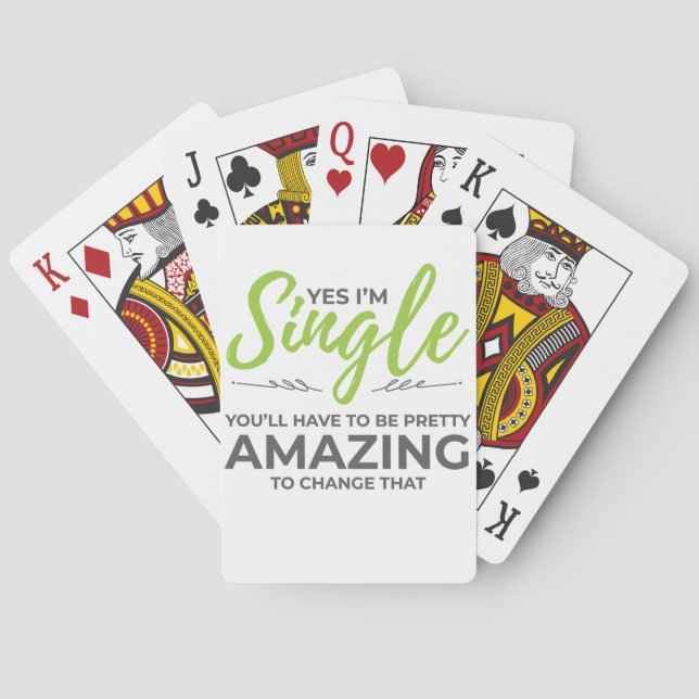Jeu De Cartes Singles amusants pour les femmes Oui Je ne rencont (dos)