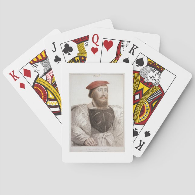 Jeu De Cartes Sir Thomas Boleyn (1477-1539) engravé par Francesc (dos)