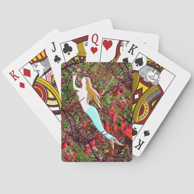 Jeu De Cartes sirène à cheveux dorés (dos)