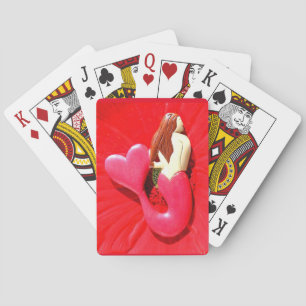 Jeu De Cartes sirène à queue rouge