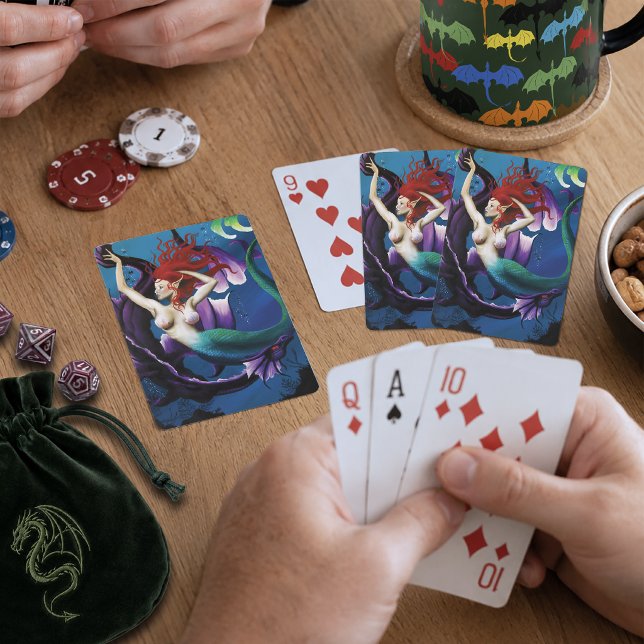Jeu De Cartes Sirène et ami dragon (Créateur téléchargé)