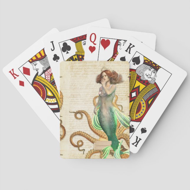 Jeu De Cartes Sirène fouettée (dos)