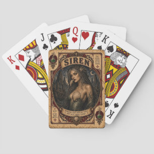 Jeu De Cartes Sirène, Monstres de Cirque Vintage