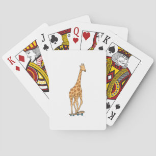 Jeu De Cartes Skateboard girafe