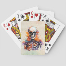 Skeleton Classic Playing Cartes