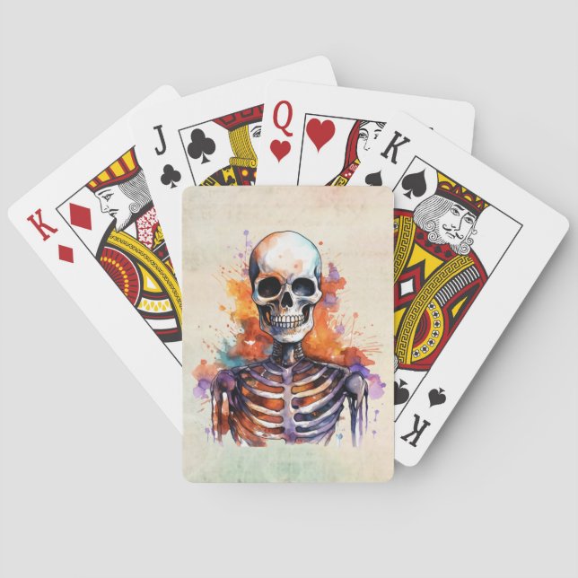 Jeu De Cartes Skeleton Classic Playing Cartes (dos)