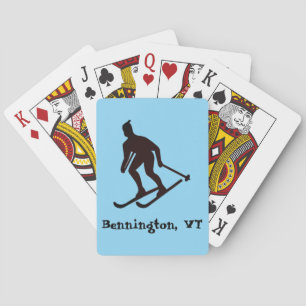 Jeu De Cartes Ski Town Bennington, VT (Ski du sud-ouest du Vermo