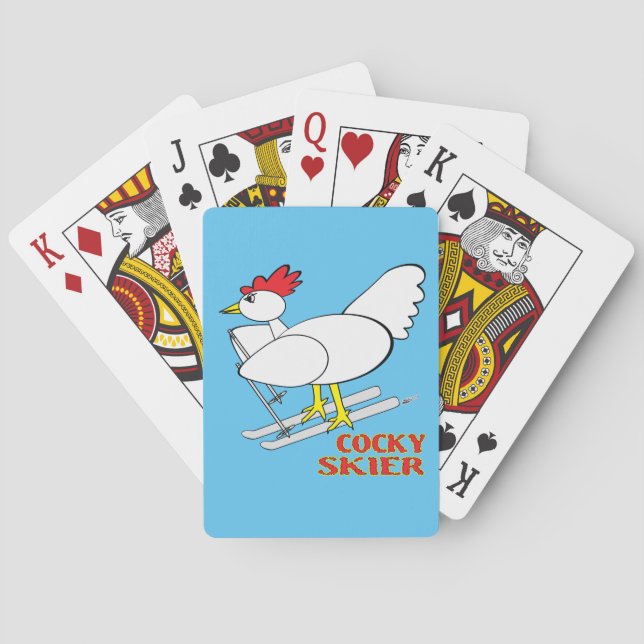 Jeu De Cartes Skis cocheux (dos)