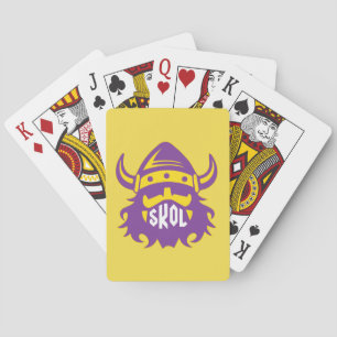 Jeu De Cartes Skol Vikings Casque nordique Jouer des cartes