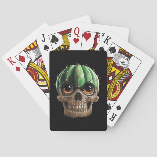 Jeu De Cartes Skull Cactus Playing Cards (dos)