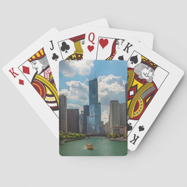 Jeu De Cartes Skyline Chicago (dos)