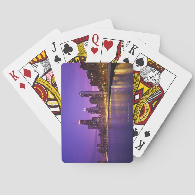 Jeu De Cartes Skyline de Chicago (dos)