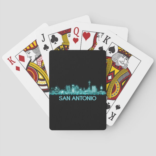 Jeu De Cartes Skyline de San Antonio (dos)