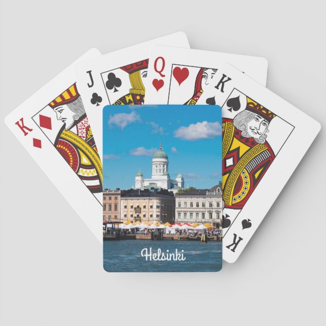 Jeu De Cartes Skyline Helsinki (dos)