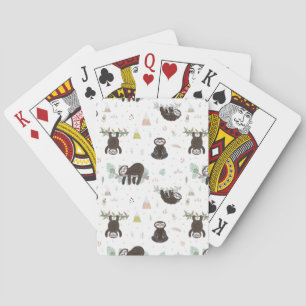 Jeu De Cartes Sleepy Sweet Sloth Motif