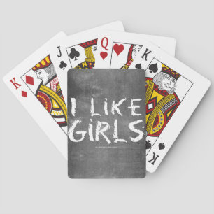 Jeu De Cartes SlipperyJoe's I Like Girls sale tableau noir t