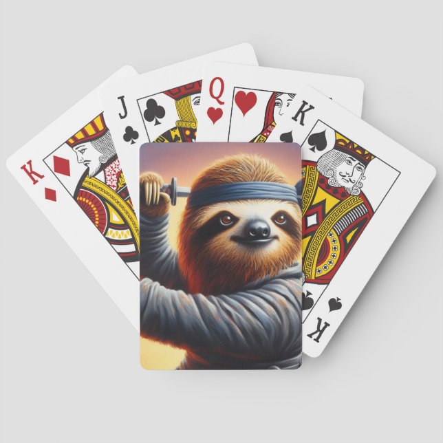 Jeu De Cartes Sloth Ninja (dos)
