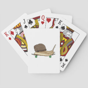 Jeu De Cartes Snail as Skateboard avec Skateboard