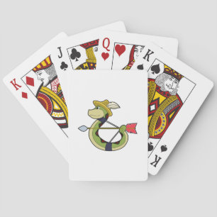 Jeu De Cartes Snake as Archer with Bow & Arrow