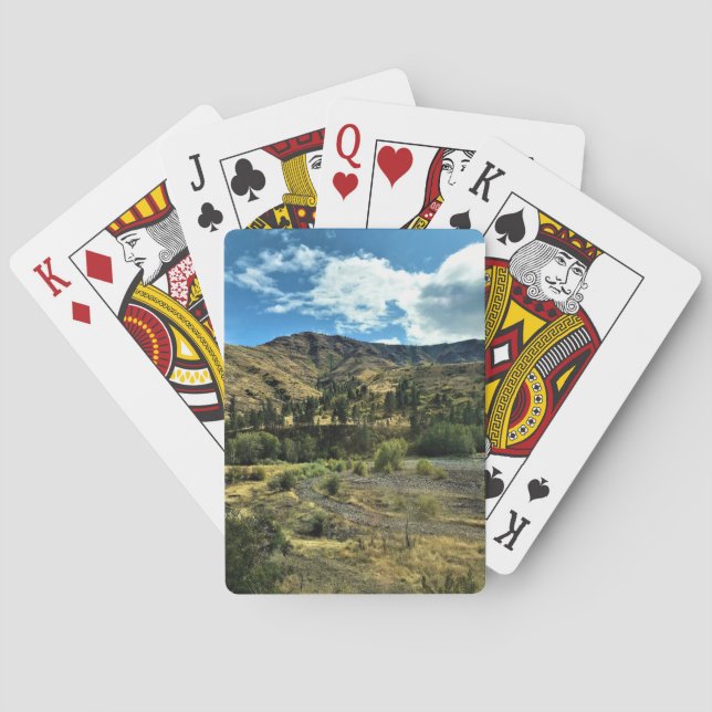 Jeu De Cartes Snake River, comté de Wallowa, Oregon (dos)