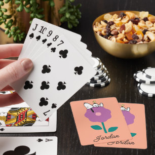 Jeu De Cartes Snoopy & Woodstock Fleur Sifflet Jouer Cartes