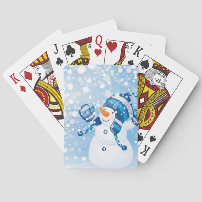 Jeu De Cartes Snowman (dos)