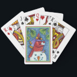 JEU DE CARTES SNOWMAN BODYGUARD, CHRISTMAS CARDINAL REDBIRD<br><div class="desc">ARMÉE DE BALLES À NEIGE. CARTES DE JEU CARDINALES HUMOREUSES *Personnaliser ... Recherche d'éléments correspondants Susan Brack Designs</div>