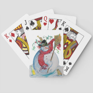JEU DE CARTES SNOWMAN DRUNKEN AVEC OISEAUX