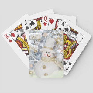 Jeu De Cartes Snowman hiver froid
