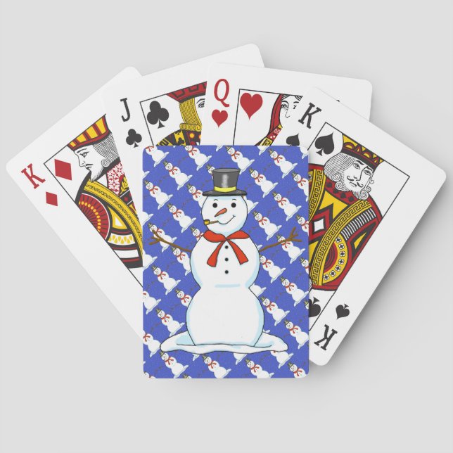Jeu De Cartes Snowman Jouer Aux Cartes (dos)
