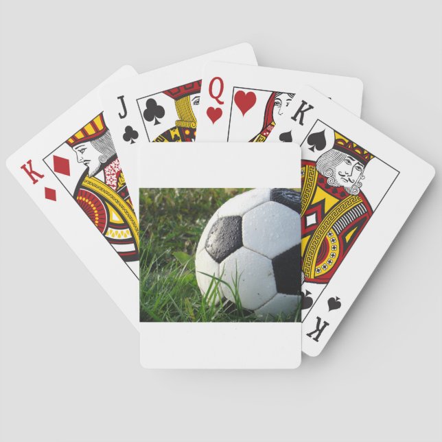 Jeu De Cartes Soccer~ Boule de pied dans le champ (dos)