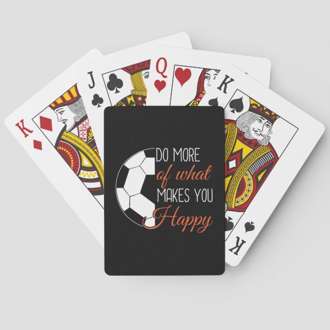 Jeu De Cartes Soccer - Faites Ce Qui Vous Rend Heureux (dos)